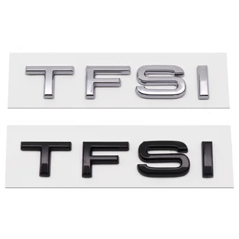 3D ABS Логотип TFSI Задний Багажник Багажник Эмблема Значок Наклейка Наклейки для Audi A3 A4 A5 A6 A7 A8 Q2 Q3 Q5 Q7 Q8 Аксессуары Для Укладки автомобилей