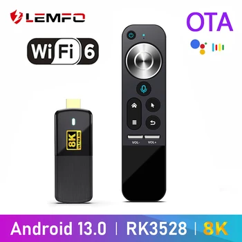 LEMFO H96Max M3 Smart TV Stick Android 13 RK3528 8K WIFI6 Голосовое Управление Android TV Box 2GB 16GB OTA Медиаплеер
