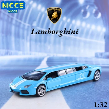 Nicce 1: 32 Lamborghini Расширенная версия спортивного автомобиля, Отлитая под давлением модель автомобиля из металлического сплава, Коллекция детских игрушек, подарки F85