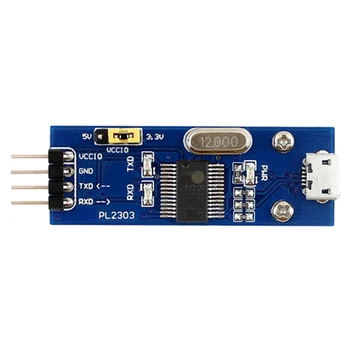 PL2303 Модуль USB-UART модуль последовательной связи Micro-B 3,3 В-5 В TTL последовательный модуль 3LED USB-последовательный адаптер