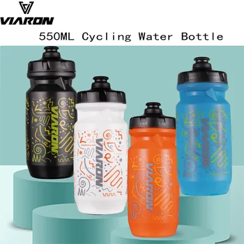 VIARON 550 МЛ Бутылка для воды для шоссейного велоспорта Герметичный Держатель для велосипеда для питья MTB Спортивная бутылка для горного велосипеда Пылезащитная чашка Портативная