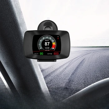 Автомобильный спидометр GPS, OBD2, Давление масла, Температура воды, давление турбонаддува, цифровой дисплей автомобильного компьютера