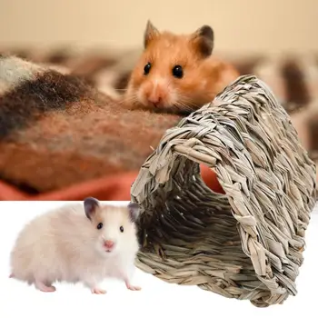 Безопасное гнездо для хомяка, ручная клетка для морской свинки, креативная игрушка-туннель для крыс с нелипкой шерстью, гнездо для маленьких животных