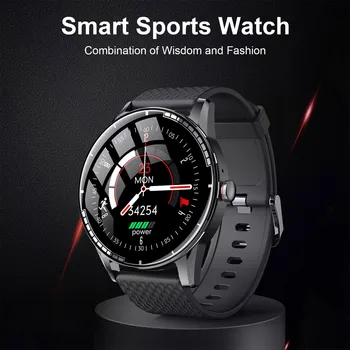 Бесплатная доставка чехол с круглым дюймовым экраном Smart для Android Sports -Alloy Full Watch 1.28 Smart Watch Прямая поставка оптом