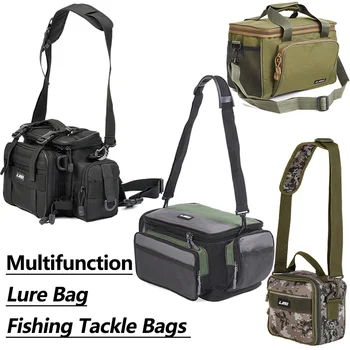 Большие/мини Многофункциональные сумки для рыболовных снастей, сумка через плечо на одно плечо, поясная сумка, рыболовные приманки, сумка для хранения снаряжения, чехол