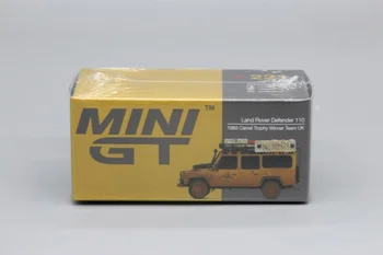 Внедорожник Mini GT 1/64 110 Defender Camel Cup Модель автомобиля из сплава Camel 221#