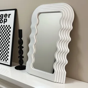 Декоративное зеркало в винтажном итальянском стиле в форме волны Memphis - для украшения стола и зеркала для макияжа Instagram-блогера INS