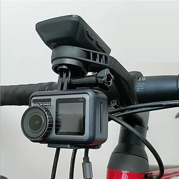 Держатель Велосипедного Компьютера Велосипедный Черный Адаптер Для Камеры Велоспорт Прочный Край Для Garmin Для-GoPro Переднее Крепление Нейлон