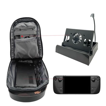 Дорожный багаж Противоударная защита Сумка для хранения Сумка для игровой консоли Steam Deck с противоугонным замком Сумка на молнии