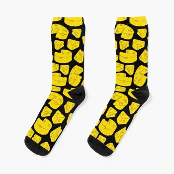 Желтые сырные носки компрессионные носки мужские Женские носки
