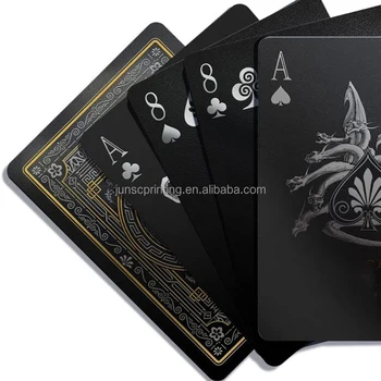 Изготовление на заказ роскошных игральных карт с черными бриллиантами и вкусностей для печати игровых колод Oshawott play