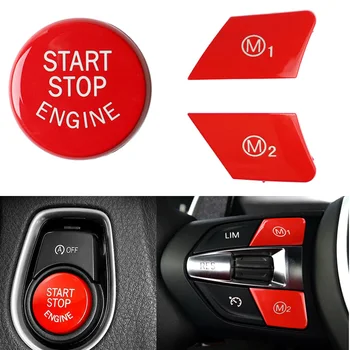 Кнопка Start Stop Рулевого колеса автомобиля M1 M2 Заменить Крышку, Подходящую для BMW M3 M4 M5 M6 X5M X6M F20 F22 F30 F32 F80 F82 F87