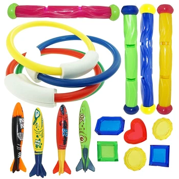 Комбинированная детская игрушка для дайвинга, Пластиковые Игрушки для летнего плавания в воде, Интерактивные игры, Подводные виды спорта, Игрушки для ванны TMZ