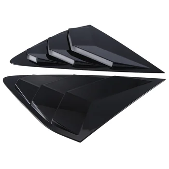 Крышка заднего бокового вентиляционного окна для Honda Accord 2023 Черный глянец