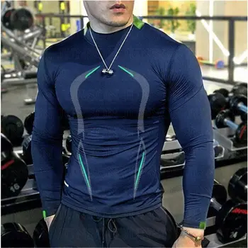 Летняя спортивная футболка, мужская рубашка для спортзала, мужские рубашки для бега, тренировочные футболки