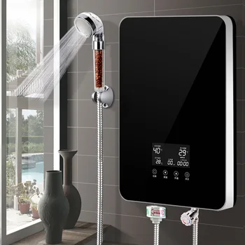 Мгновенный электрический водонагреватель для домашнего бойлера Мгновенный нагрев воды без бака с трехсекундной скоростью нагрева В ванной комнате