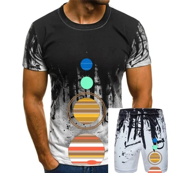 Мужская футболка с графическим рисунком Design By Humans Minimal Solar System