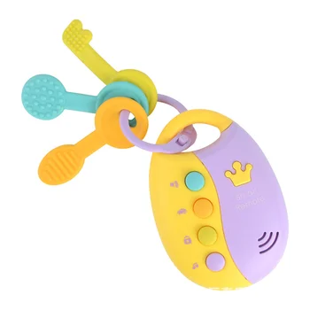 Музыкальная игрушка для ключей от автомобиля, детские умные дистанционные игрушки, ролевые игры, обучающие музыкальные игрушки для малышей
