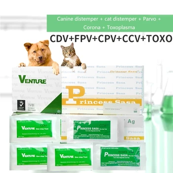Наборы для домашнего тестирования домашних животных для сбора образцов мочи и кала собак или кошек Позволяют выявить CPV за 5-10 минут-CDV-FPV-TOXO-CCV