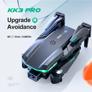 Новый KK3 Pro Drone 8K 5G GPS Профессиональная HD Аэрофотосъемка С Двумя Камерами Всенаправленный Квадрокоптер Для Обхода препятствий 8000M