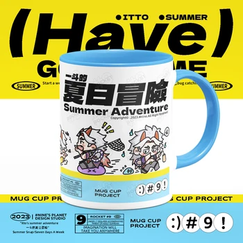 Оригинальная игровая кружка Genshin Impact Arataki Itto, Керамическая кофейная чашка, чашка для питья, чашка для чая, украшение для косплея, подарок Каваи на День рождения