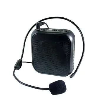 Портативный проводной микрофон емкостью 2200 мАч, усилитель голоса, аудиодинамик, обучающий громкоговоритель, аудиодинамик для лекционного выступления, микрофон