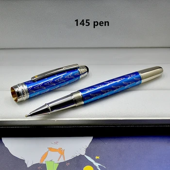 роскошная шариковая ручка 145 Blue MB Roller / авторучка, канцелярские принадлежности, модные шариковые ручки в подарок на день рождения