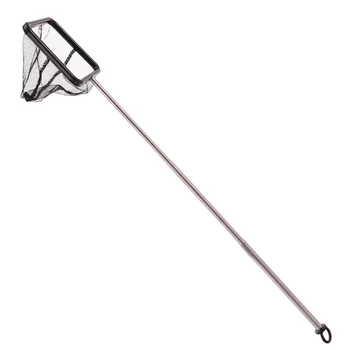 Рыболовные приманки- Складная алюминиевая рыболовная сетка-сачок с выдвижной телескопической ручкой для удочки 40, 5Х7Х1СМ