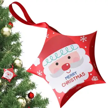 С Рождеством, Подарочная упаковка для конфет и печенья, Коробки, пакеты с лентой Navidad Natal Noel, Новогоднее украшение для вечеринки на Рождественской елке