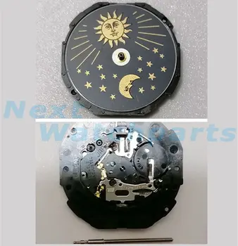 Совершенно новые часы Hattori Epson PC39 с кварцевым механизмом 3 стрелки Фаза Луны