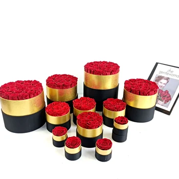 Сохраненная роза Оптом Цветочная композиция на заказ от фабрики Forever Eternal Rose Подарочная коробка ко Дню Святого Валентина