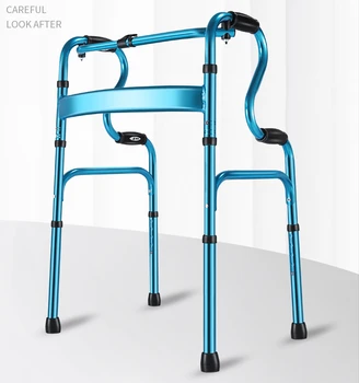 Средства для ходьбы пожилых людей, средства для ходьбы на четырех ногах, для инвалидов с переломами, двойные костыли