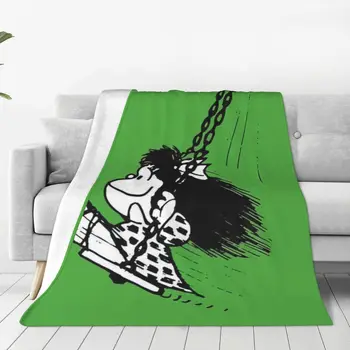 Фланелевое флисовое одеяло Mafalda для детей подростков взрослых, мягкое, уютное, теплое, пушистое