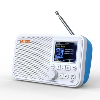 Цифровое радио C10 DAB /DAB + FM, Перезаряжаемый светодиодный динамик, Портативный музыкальный плеер громкой связи MP3, радиовещательное радио