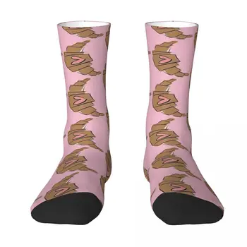 Я люблю круассаны Носки Harajuku Впитывающие пот Чулки Всесезонные носки Аксессуары для подарка унисекс на День рождения